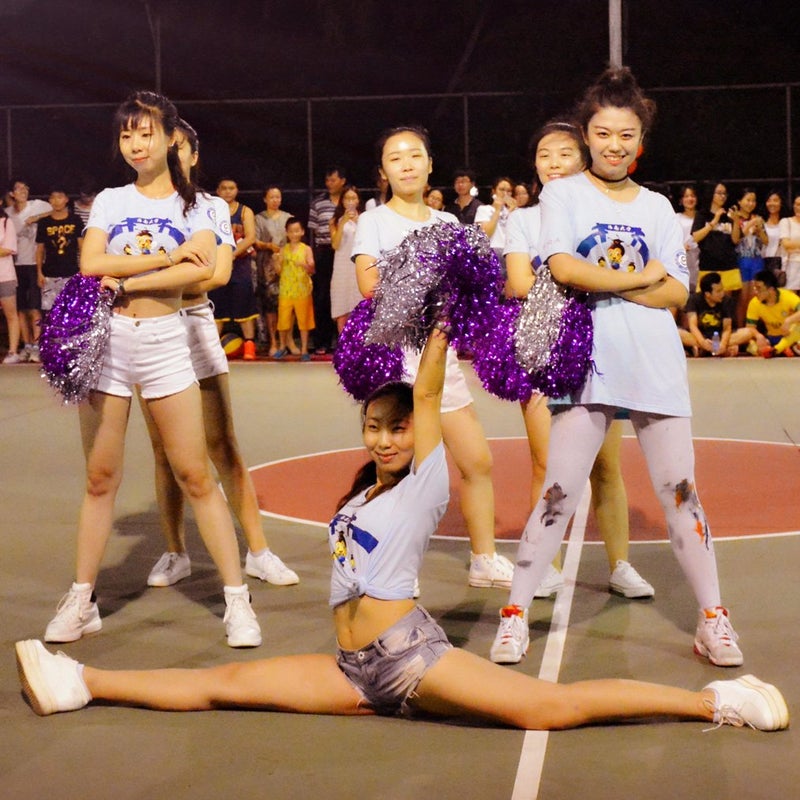 baotongle 12 PCS Cheerleading Squad Spirited Fun Poms Pompoms Cheer Costume Accessory for Party Dance Sports (Purples) - Image 4